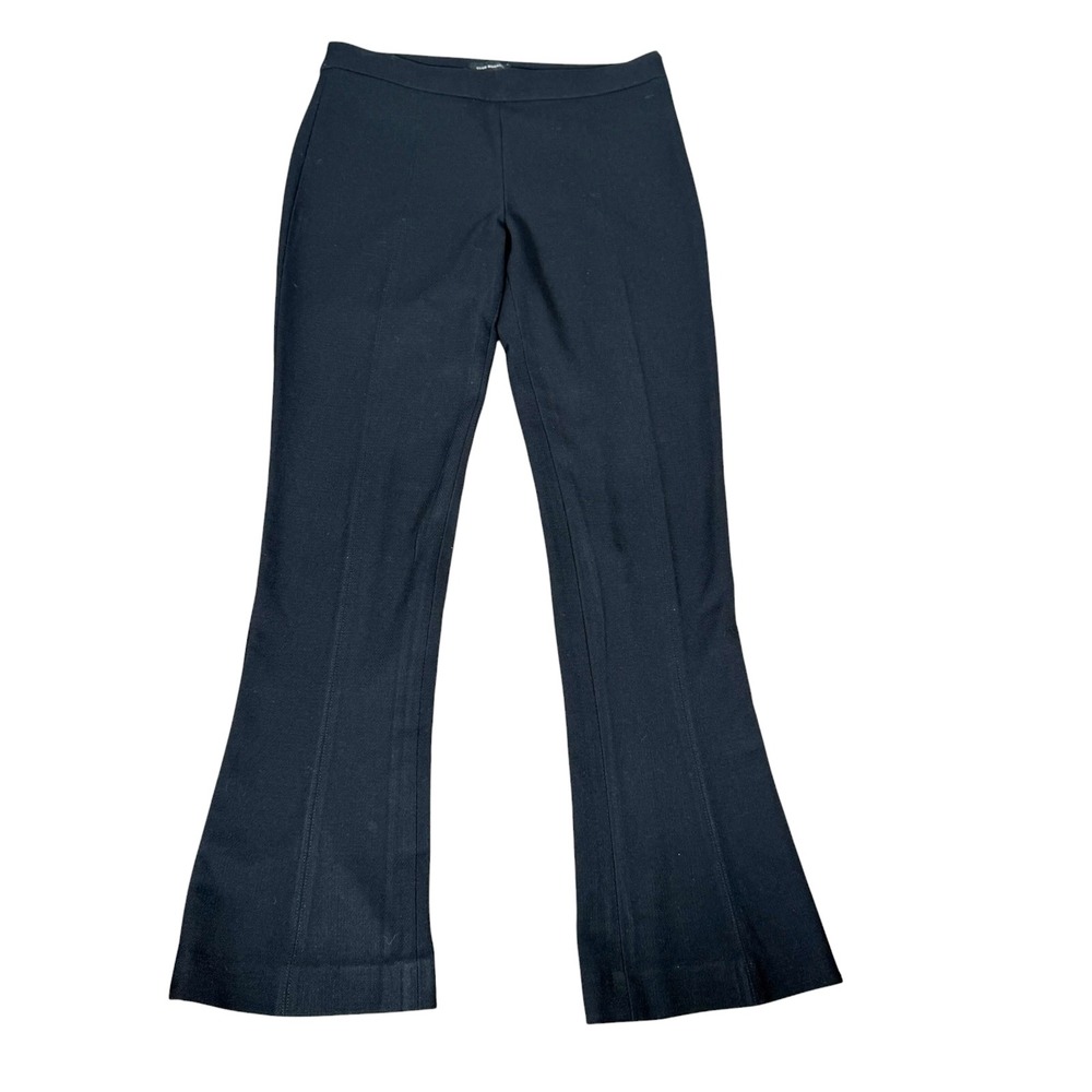 Club Monaco Womens High Rise Black Office Siren Slim Kick Flare Pants Size 10